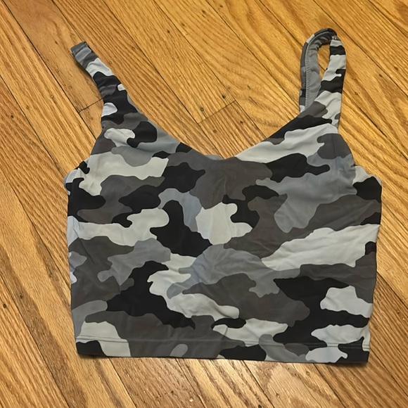 Gray camouflage tank top size medium from Aerie. - Picture 1 of 2